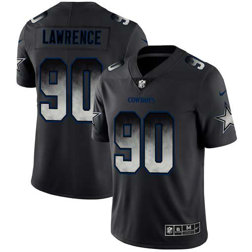 Men Dallas cowboys #90 Lawrence Nike Teams Black Smoke Fashion Limited NFL Jerseys